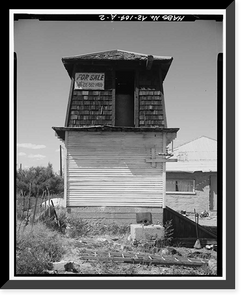 Armijo House, Water Tower, 301 Montano Street, Holbrook, Navajo County, AZ - 2, Antique Print