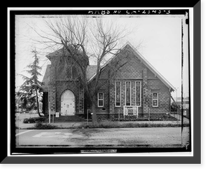 First Nazarene Church of Ontario, 126 East C Street, Ontario, San Bernardino County, CA - 3 Classic, Historic Print