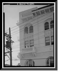 Historic Framed Print, Mission Turn Hall, 3543 Eighteenth Street, San Francisco, San Francisco County, CA - 3,  17-7/8" x 21-7/8"