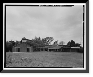 Historic Framed Print, Buffalo Ranch, 2418 MacArthur Boulevard, Irvine, Orange County, CA - 10,  17-7/8" x 21-7/8"