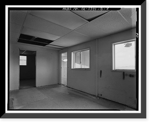 Historic Framed Print, Buffalo Ranch, Office Building, 2418 MacArthur Boulevard, Irvine, Orange County, CA - 8,  17-7/8" x 21-7/8"