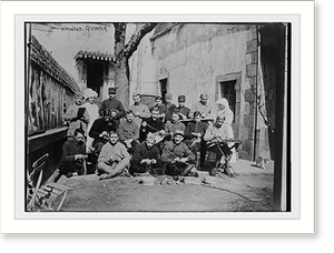Black & White Photo - Wounded, Quimper - Great Gift for History Buffs