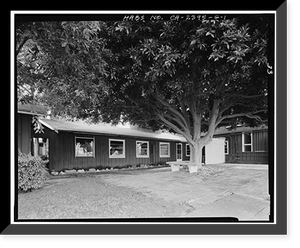 Historic Framed Print, Buffalo Ranch, Silo Building, 2418 MacArthur Boulevard, Irvine, Orange County, CA,  17-7/8" x 21-7/8"