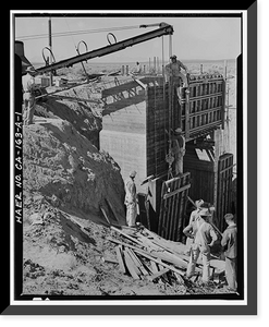 Jet Propulsion Laboratory Edwards Facility, Test Stand A, Edwards Air Force Base, Boron vicinity, Kern County, CA, Antique Print