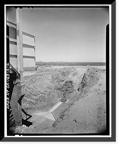 Jet Propulsion Laboratory Edwards Facility, Test Stand A, Edwards Air Force Base, Boron vicinity, Kern County, CA - 4, Vintage Print