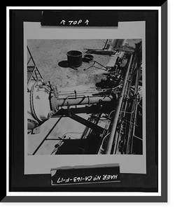 Jet Propulsion Laboratory Edwards Facility, Test Stand D, Edwards Air Force Base, Boron vicinity, Kern County, CA - 17, Vintage Print