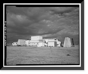 Jet Propulsion Laboratory Edwards Facility, Test Stand E, Edwards Air Force Base, Boron vicinity, Kern County, CA - 4, Antique Print