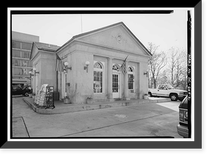 Historic Framed Print, Embassy Gulf Sevice Center, 2200 P Street, Northwest, Washington, District of Columbia, DC - 2,  17-7/8" x 21-7/8"