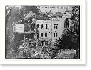 Black & White Photo - Verdun Laurent print shop - Vintage Wall Art Gift