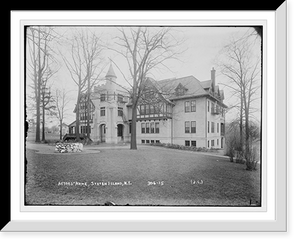 Historic Framed Print, Staten Isl. N.Y., Actor's Home,  17-7/8" x 21-7/8"