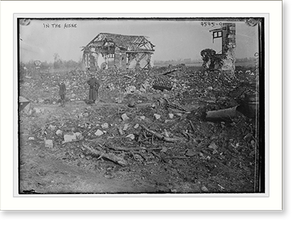 Black & White Photo - In the Aisne - Great Gift for History Buffs