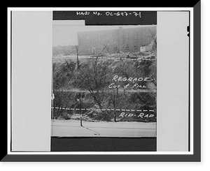 Historic Framed Print, Rock Creek & Potomac Parkway, Washington, District of Columbia, DC - 71,  17-7/8" x 21-7/8"