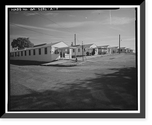 Fort McPherson, World War II Station Hospital, Structures, Bordered by Hardee & Thorne Avenues & Howe Street, Atlanta, Fulton County, GA - 7, Antique Poster