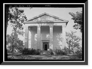 Kenworthy Hall, State Highway 14 (Greensboro Road), Marion, Perry County, AL - 21, Antique Print