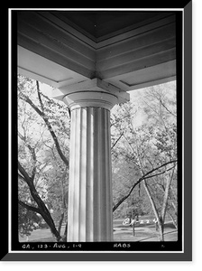 Clanton-Vason-Coleman House, 503 Greene Street, Augusta, Richmond County, GA - 8, Historic Print