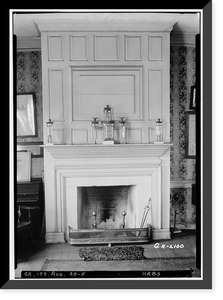 Historic Framed Print, Meadow Garden, Nelson Street, Augusta, Richmond County, GA - 5,  17-7/8" x 21-7/8"