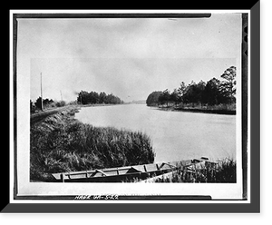 Augusta Canal, Augusta, Richmond County, GA - 22, Antique Print