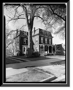 Greene Street Historic District, Greene Street, Gordon Highway to Augusta Canal Bri, Augusta, Richmond County, GA - 11, Antique Poster