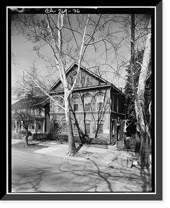 Greene Street Historic District, Greene Street, Gordon Highway to Augusta Canal Bri, Augusta, Richmond County, GA - 76, Vintage Wall Art