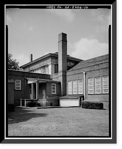 Plains School, Bond Street (opposite Paschal Street), Plains, Sumter County, GA - 10, Antique Poster