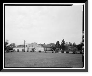 Plains School, Gymnasium, Bond Street (opposite Paschal Street), Plains, Sumter County, GA - 4, Historic Print