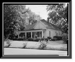 Rosalynn Carter Childhood Home, 219 South Bond Street, Plains, Sumter County, GA - 2, Historic Print