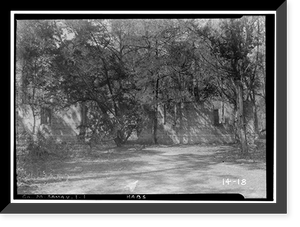 Historic Framed Print, Santa Maria Mission (Ruins), Saint Marys vicinity, Camden County, GA,  17-7/8" x 21-7/8"