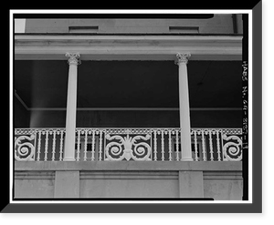 William Scarborough House, 41 West Broad Street, Savannah, Chatham County, GA - 19, Vintage Print