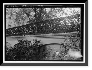 Historic Framed Print, Wetter House, 425 Oglethorpe Street, Savannah, Chatham County, GA - 7,  17-7/8" x 21-7/8"