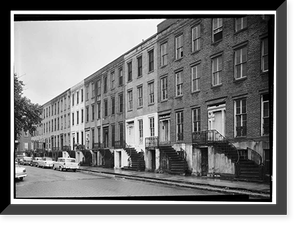 Antique Architecture - Savannah, Georgia - Row Houses, 101-129 Gordon