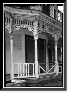Savannah Victorian Historic District, Bounded by Gwinnett, East Broad, West Broad Street, Savannah, Chatham County, GA - 180, Historic Reproduction