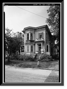Savannah Victorian Historic District, Bounded by Gwinnett, East Broad, West Broad Street, Savannah, Chatham County, GA - 184, Antique Poster