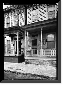 Savannah Victorian Historic District, 210-212 West Henry Street (House), Savannah, Chatham County, GA, Antique Wall Art