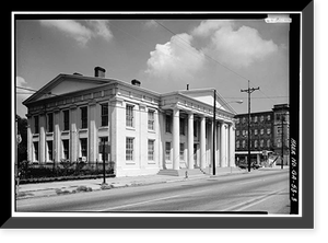 Central of Georgia Railway, Gray Building, 227 West Broad Street, Savannah, Chatham County, GA - 3 Classic, Historic Print