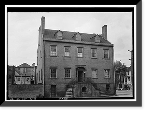 Isaiah Davenport House, 324 East State Street, Savannah, Chatham County, GA - 2, Vintage Print