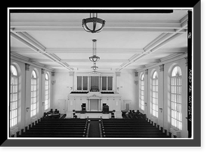 First Baptist Church, 223 Bull Street, Savannah, Chatham County, GA - 4 Classic, Antique Print