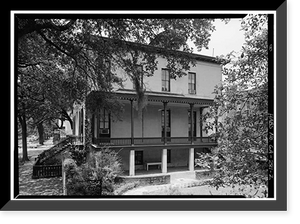 Historic Framed Print, Abram Minis House, 204 East Jones Street, Savannah, Chatham County, GA - 2,  17-7/8" x 21-7/8"