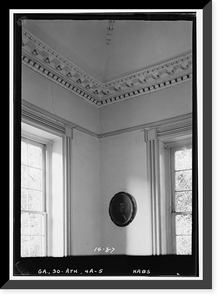 University of Georgia, Demosthenian Hall, Athens, Clarke County, GA - 5, Historic Print