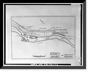 Tallassee Shoals Hydroelectric Facility, Middle Oconee River, Athens vicinity, Clarke County, GA - 14, Vintage Poster
