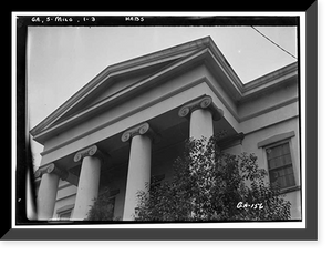 Old Governor's Mansion, Clark & Green Streets, Milledgeville, Baldwin County, GA - 2, Vintage Poster