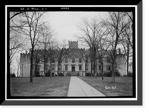 Old State Capitol, Milledgeville, Baldwin County, GA, Vintage Poster