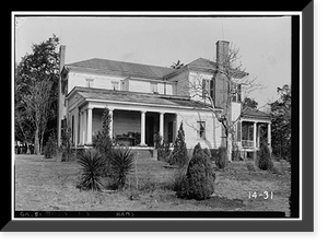 Westover, Old Eaton Road, Milledgeville vicinity, Baldwin County, GA - 3 Classic, Antique Wall Art