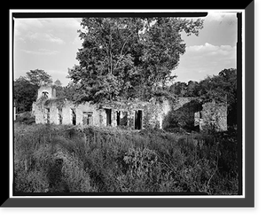 Pearle Cotton Mill & Dam, Elbert County Road 245, Elberton vicinity, Elbert County, GA - 8, Vintage Print
