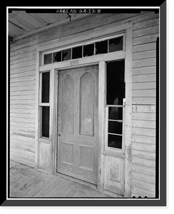 Grogan House, Northwest Side County Road, Middleton, Elbert County, GA - 8, Historic Print
