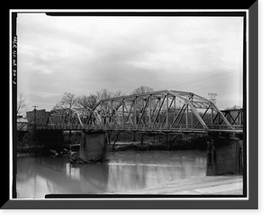 Second Avenue Bridge, Spanning Oostanaula on State Route 101 (Second Ave, Rome, Floyd County, GA - 3, Vintage Wall Art