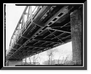 Second Avenue Bridge, Spanning Oostanaula on State Route 101 (Second Ave, Rome, Floyd County, GA - 9, Vintage Poster