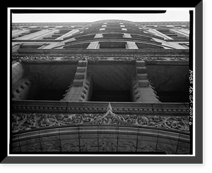 Historic Framed Print, Equitable Building, 25 Pryor Street Northeast, Atlanta, Fulton County, GA - 6,  17-7/8" x 21-7/8"