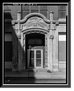 Historic Framed Print, Odd Fellows Building & Auditorium, 228-250 Auburn Avenue, Atlanta, Fulton County, GA - 14,  17-7/8" x 21-7/8"