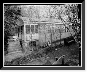 Historic Framed Print, 971 Railroad Avenue (House), Atlanta, Fulton County, GA,  17-7/8" x 21-7/8"