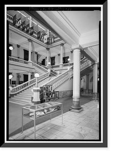 Georgia State Capitol, Capitol Square, Atlanta, Fulton County, GA - 44 Classic, Antique Print
